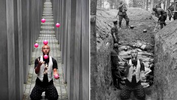 Uno de los montajes que