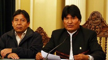 Evo Morales y David Choquehuanca