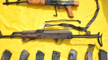 Las autoridades sauditas incautaron armas