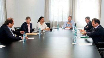 La reunión entre Mauricio Macri,