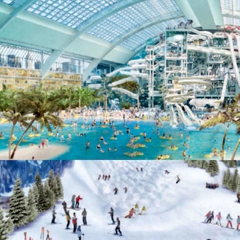 Un parque acuático sumado a