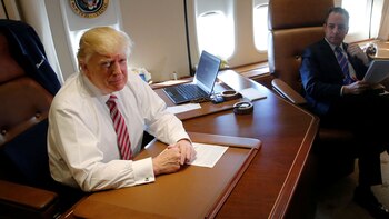 Donald Trump se refirió por