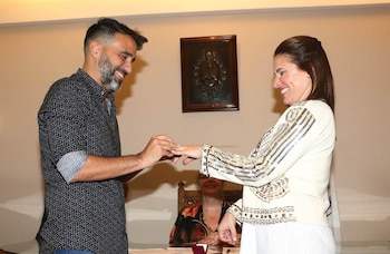 Fernanda Iglesias y Pablo Nieto