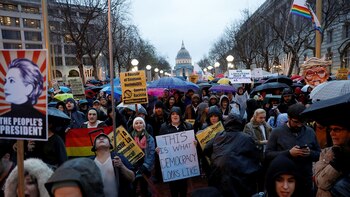 Protestas contra Trump en San