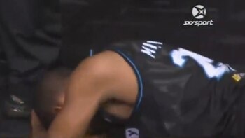 El jugador sufrió un brutal