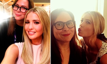 Ivanka Trump y su maquillista