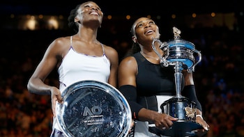 Las hermanas Williams con los