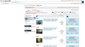 La página en la que