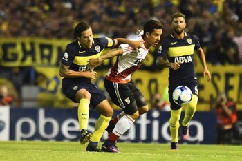 Imagen del último súperclásico, jugado