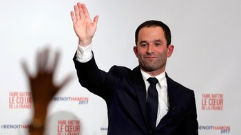 Benoît Hamon representa al ala