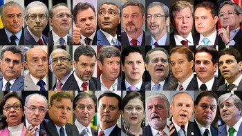 Varios de los involucrados en