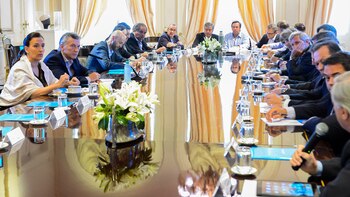 Una de las últimas reuniones