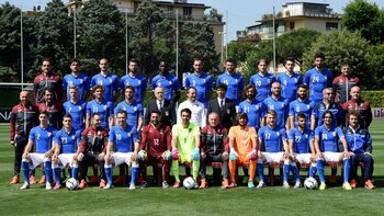 La delegación italiana para disputar