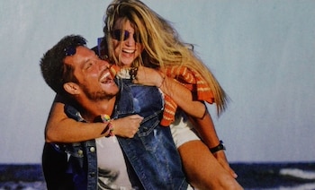 Francisco Delgado, muy enamorado de la joven modelo