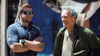 Kevin Lacz y Clint Eastwood en el set de ‘El francotirador’ (Kevin Lacz)