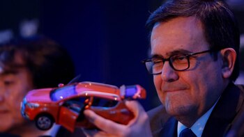 Ildefonso Guajardo en la conferencia de prensa (Reuters)