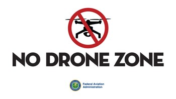 La Administración Federal de Aviación, prohibió el vuelo temporal de drones durante el evento