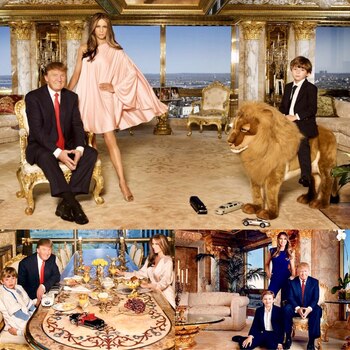 Con un estilo barroco y