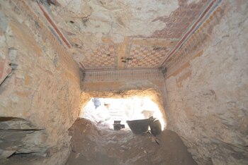 Los arqueólogos hallaron el agujero