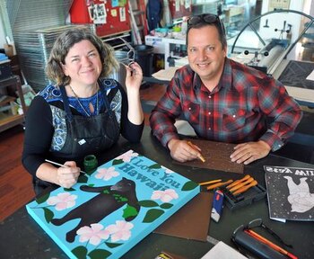 Eric Rewitzer y Annie Galvin