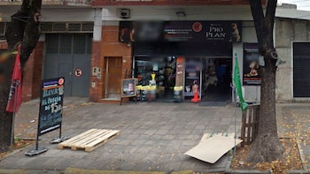 El local donde fueron asaltados