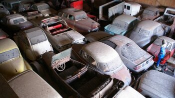 El garage de Ron Hackenberger