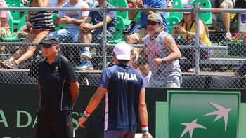 Maradona alentó a Guido Pella