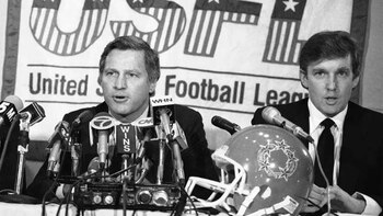 El presidente norteamericano junto al