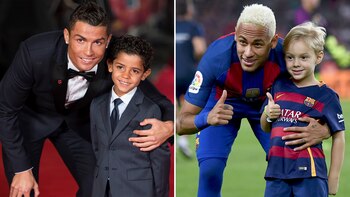 Ambos pequeños ya juegan al