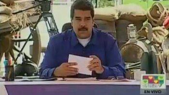 Nicolás Maduro, en su programa