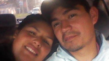 Loscalzo y su pareja, Romina