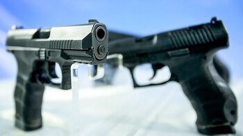 La nueva pistola presentada (Tasnim)