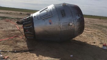 La cápsula espacial que generó miedo en la población de Casa Grande, Arizona