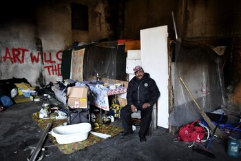 La casilla de este inmigrante