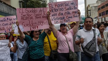 Una de las protestas para