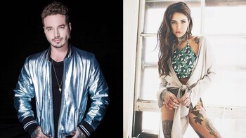 J Balvin y Cande Tinelli