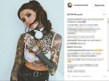 La foto de Cande Tinelli