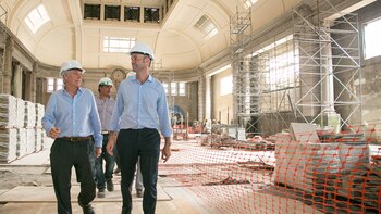 El Ministro de Transporte recorrió