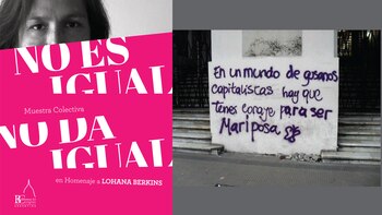 La Biblioteca del Congreso de la Nación rinde homenaje a Lohana Berkins. (Folleto de la muestra)