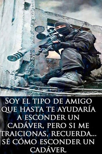 El violento mensaje subido a