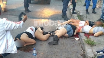 La escena del crimen: cuatro