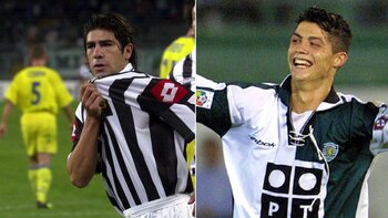 Marcelo Salas y Cristiano Ronaldo