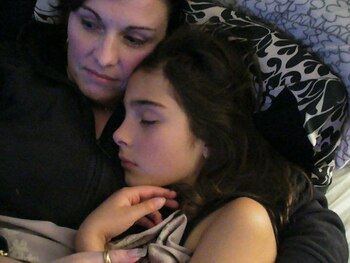 Cassidy y su madre, Linda.