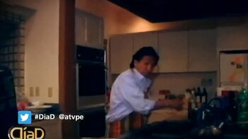 Toledo, cocinando en su casa