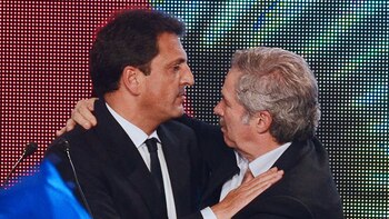 Sergio Massa y Felipe Solá