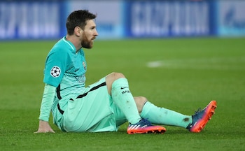 La decepción de Messi tras la humillante goleada adversa
