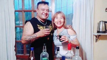 Hugo Orlando Hidalgo, junto a