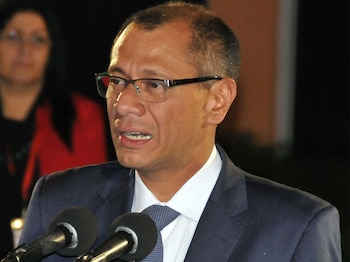 El actual vicepresidente Jorge Glas