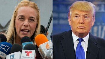 Lilian Tintori y Donald Trump