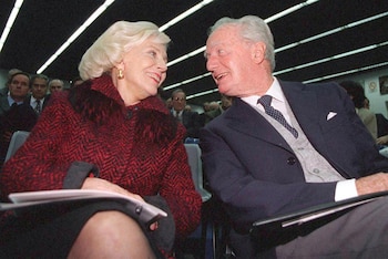 Con el empresario Roberto Rocca,